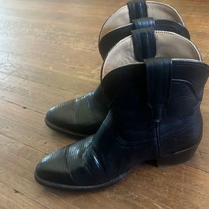 Tecovas western boots only tried on and wore around the house never outside.